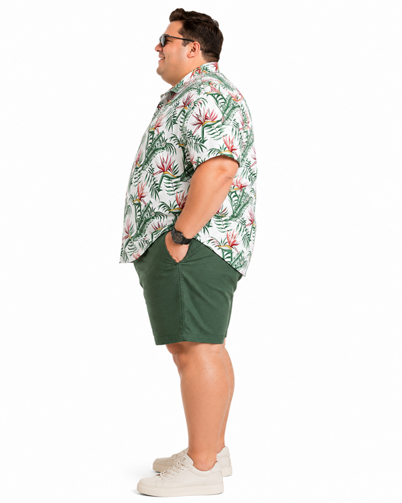Camisa Manga Corta Hawaiana Goodfellow - Tallas Grandes