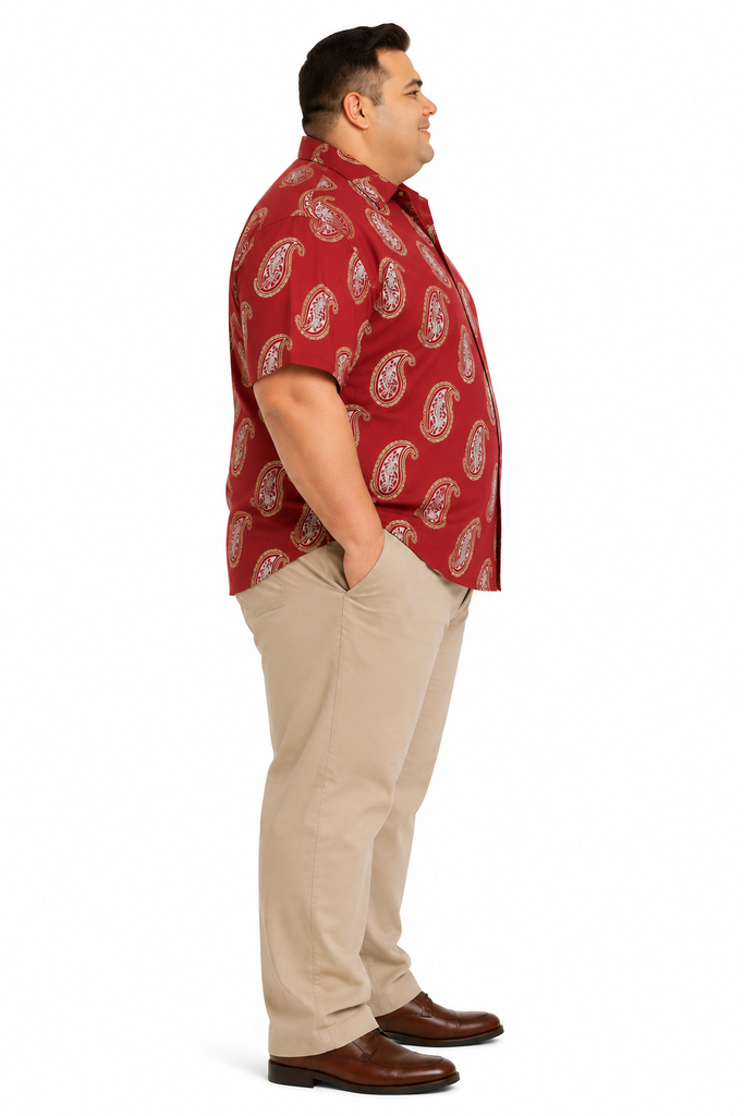 Camisa Manga Corta Hawaiana Original use - Tallas Grandes
