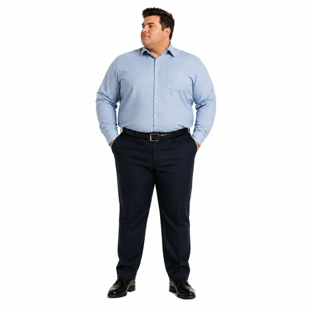 Camisa Manga Larga Con Bolsillo Magnus I - Tallas Grandes