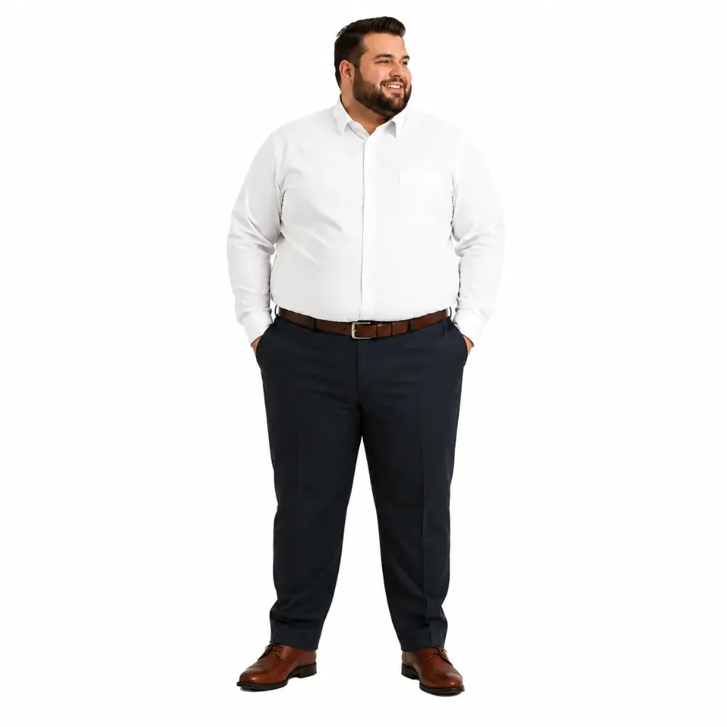 Camisa Manga Larga George - Tallas Grandes