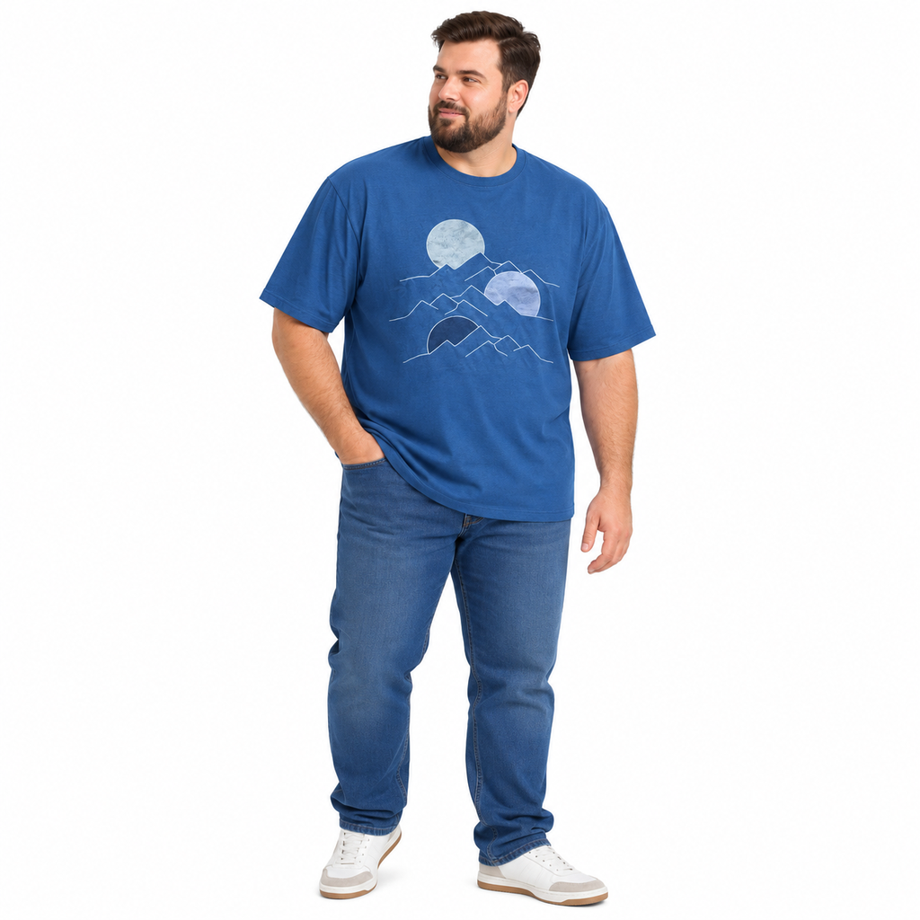 Playera Gráfica Montaña Goodfellow - Tallas Grandes