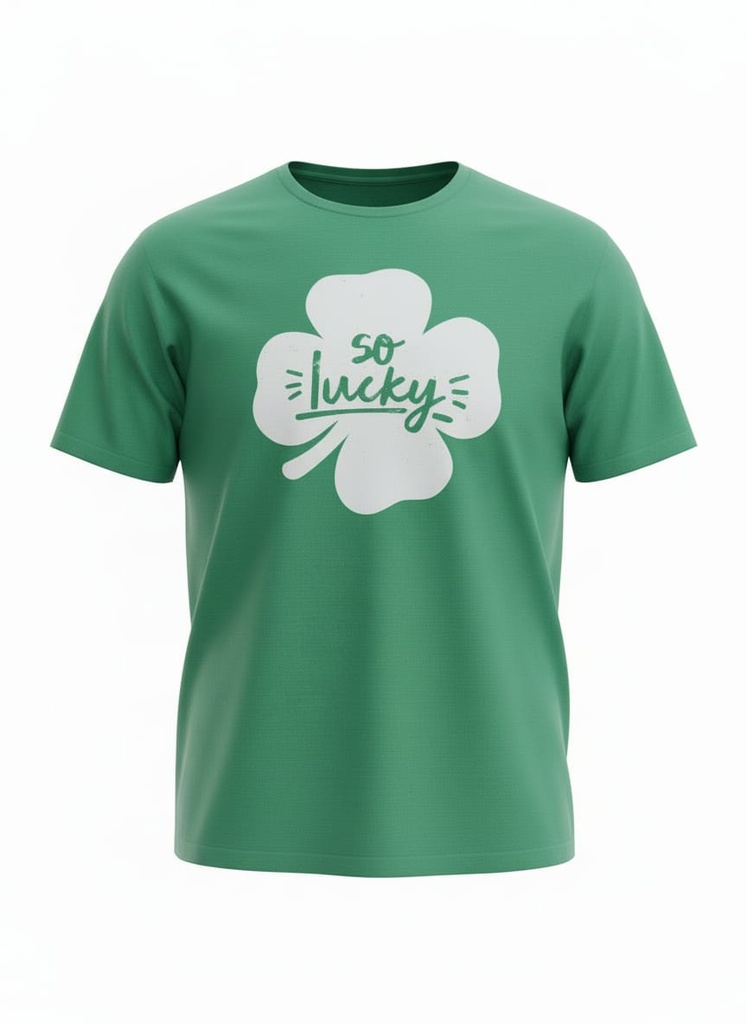Playera Gráfica So Lucky - Tallas Grandes
