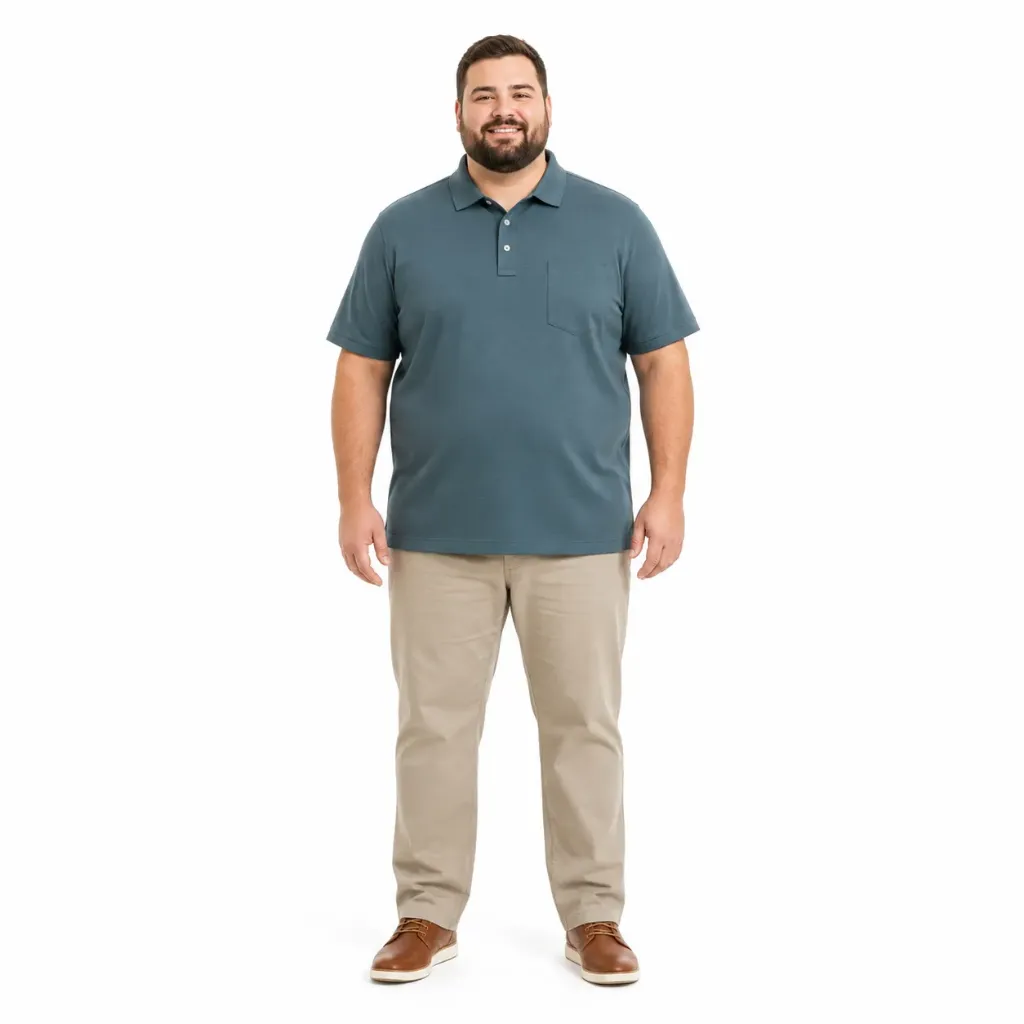 Polo Con Bolsillo Mutual Weave - Tallas Grandes