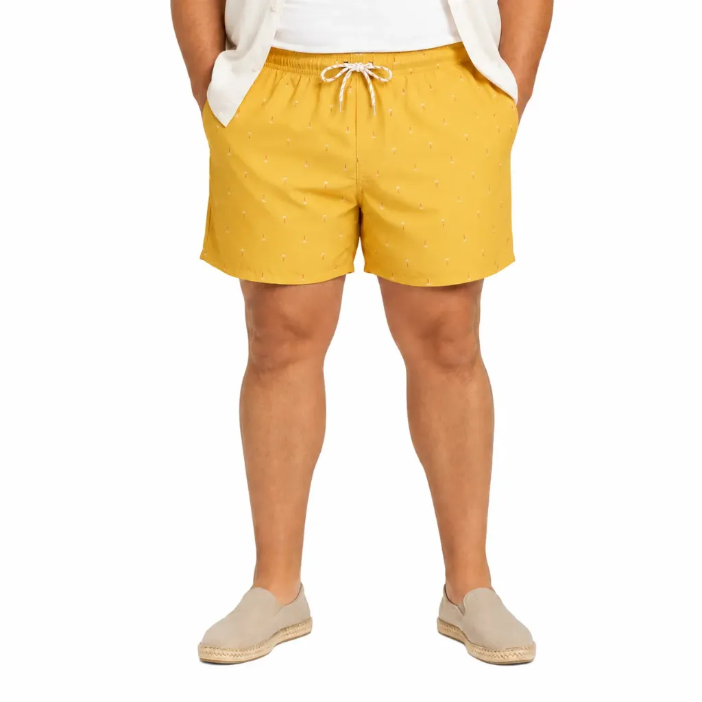 Calzoneta Goodfellow Estampada - Tallas Grandes (Amarillo)