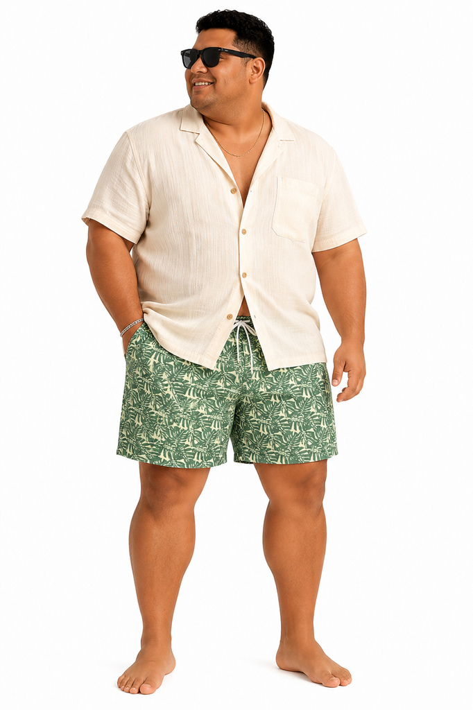 Calzoneta St. John's Bay Estampada - Tallas Grandes (Verde, 2XL)