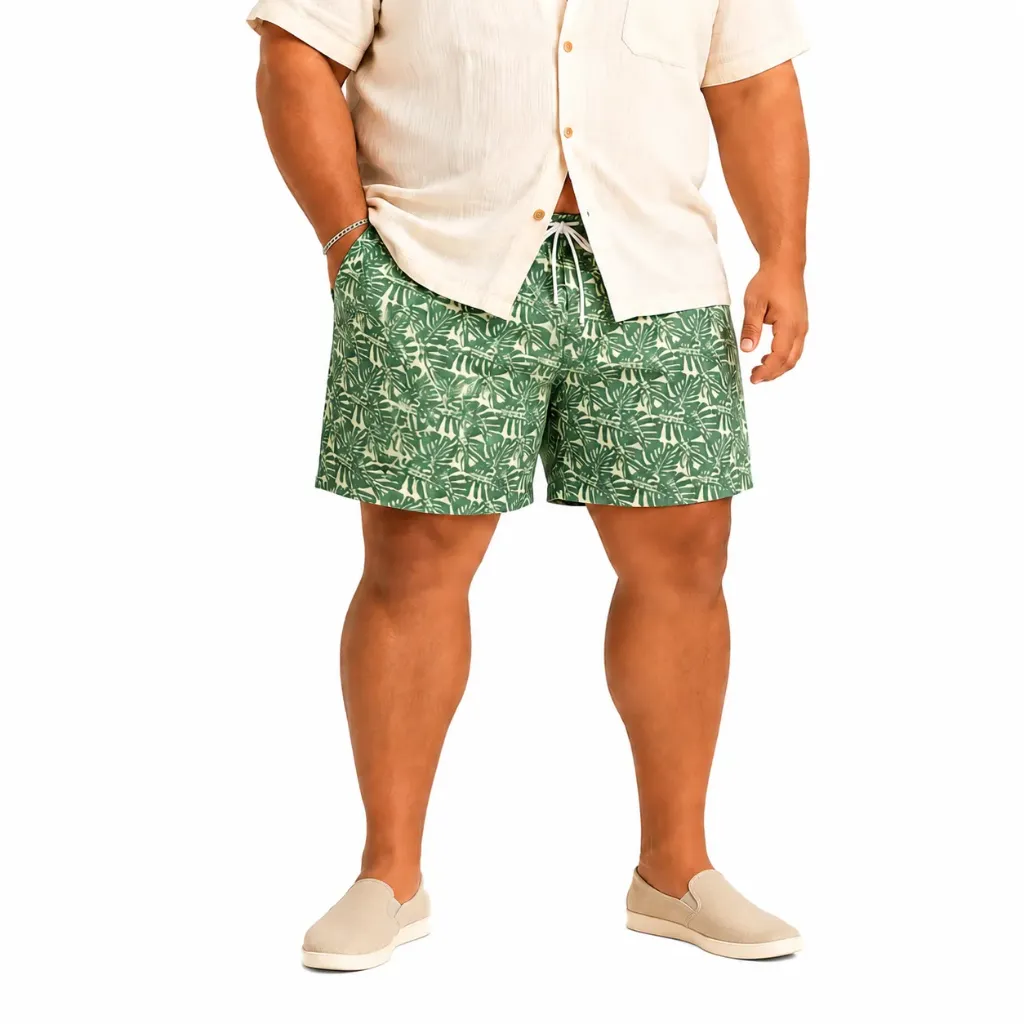 Calzoneta St. John's Bay Estampada - Tallas Grandes (Verde, 2XL)