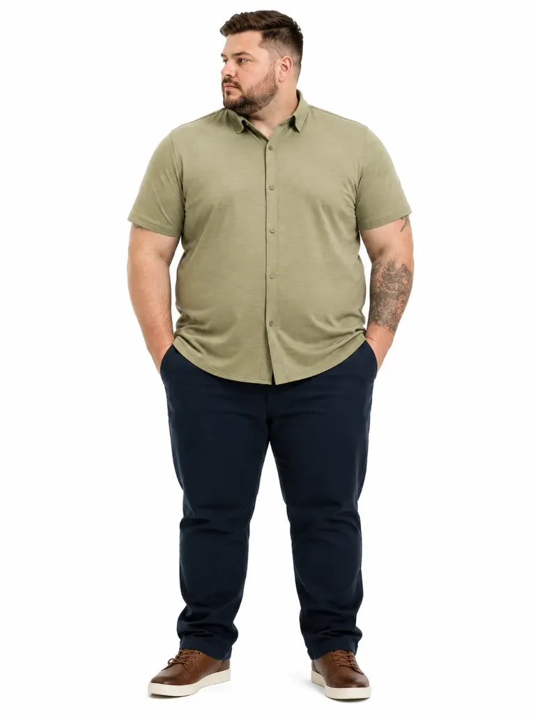 Camisa Manga Corta All In Motion - Tallas Grandes
