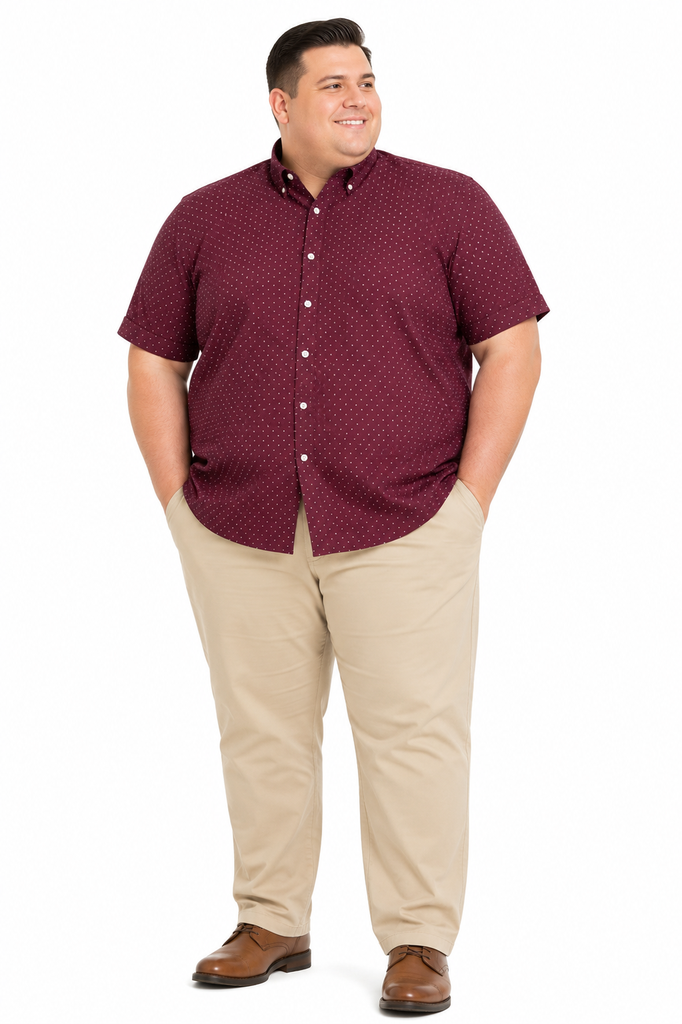 Camisa Manga Corta Con Bolsillo Magnus - Tallas Grandes