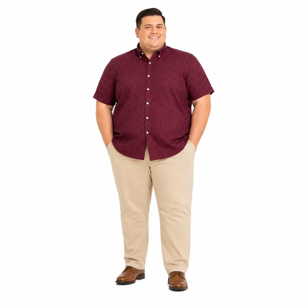 Camisa Manga Corta Con Bolsillo Magnus - Tallas Grandes