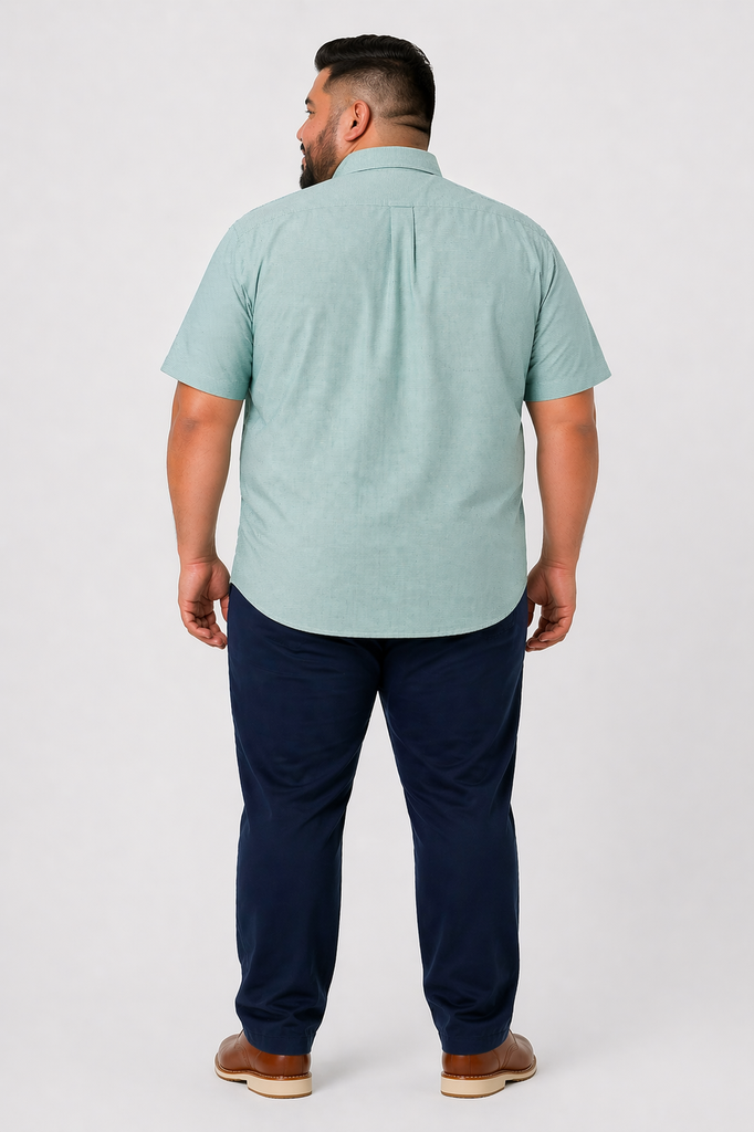 Camisa Manga Corta IZOD - Tallas Grandes (Verde, 4XL)