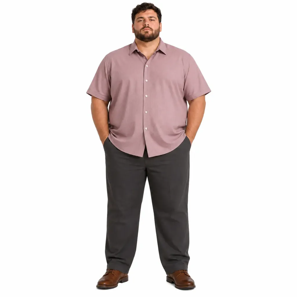 Camisa Manga Corta Van Heusen - Tallas Grandes