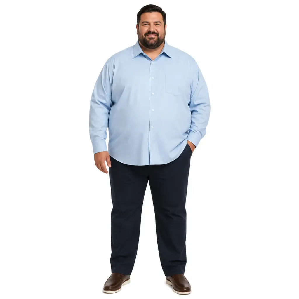 Camisa Manga Larga Alimens & Gentle - Tallas Grandes