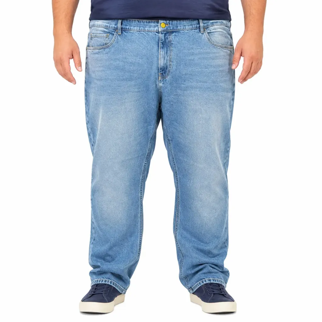 Pantalón de Lona Stretch Thickems - Tallas Grandes - 102402 (Celeste, 44)