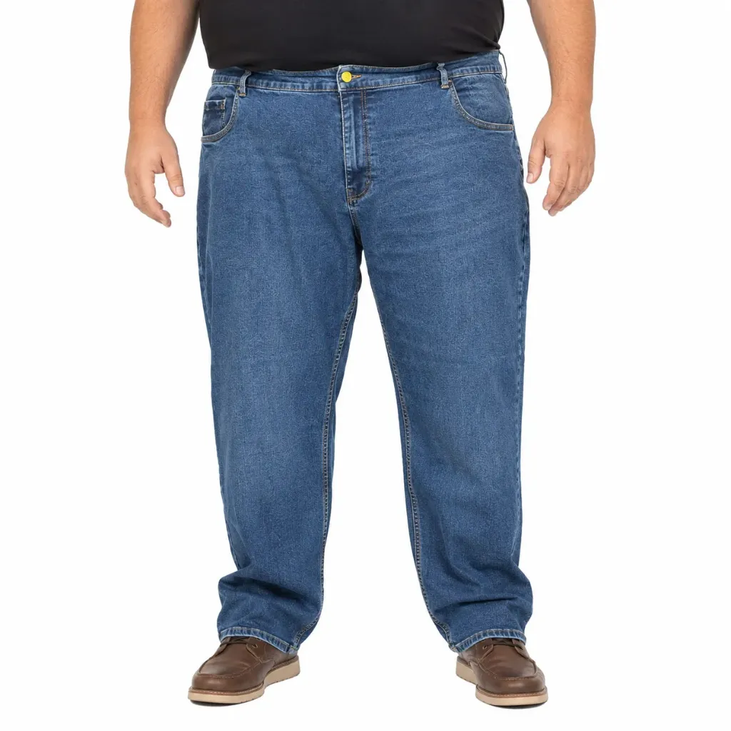 Pantalón de Lona Stretch Thickems - Tallas Grandes - 102403 (Celeste, 44)