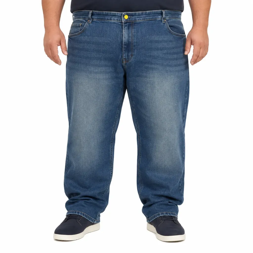 Pantalón de Lona Stretch Thickems - Tallas Grandes - 102404 (Celeste, 48)