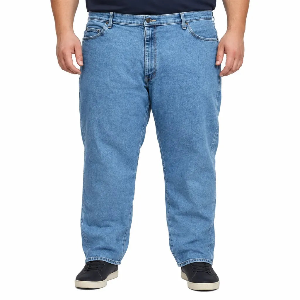 Pantalón de Lona Stretch Wrangler - Tallas Grandes (Celeste, 40, 30, Regular)