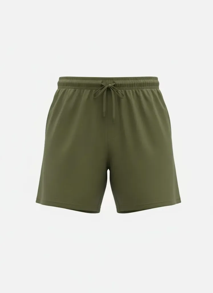 Pantaloneta  Deportiva Athletic Works - Tallas Grandes (Verde, 2XL)