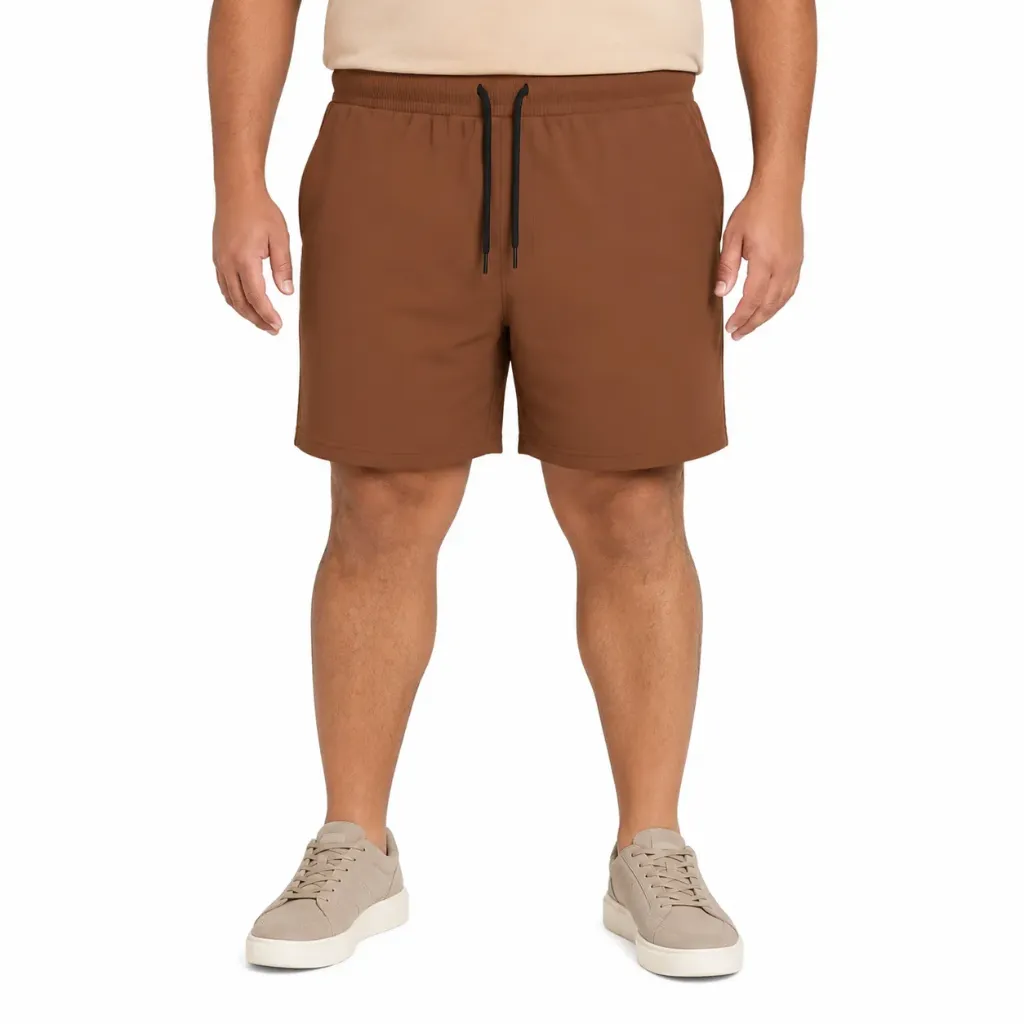 Pantaloneta Deportiva 22" Elástico Premium Mode XL - Tallas Grandes - 20501 (Anaranjado, 2XL)