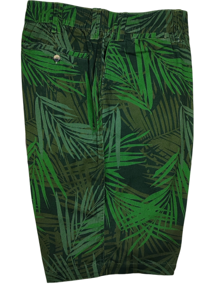 Pantaloneta Casual  Tropical Hojas Tropicales KingSize - Tallas Grandes (50)