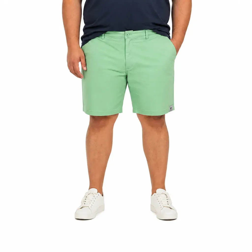 Pantaloneta Casual George - Tallas Grandes (Verde, 40)