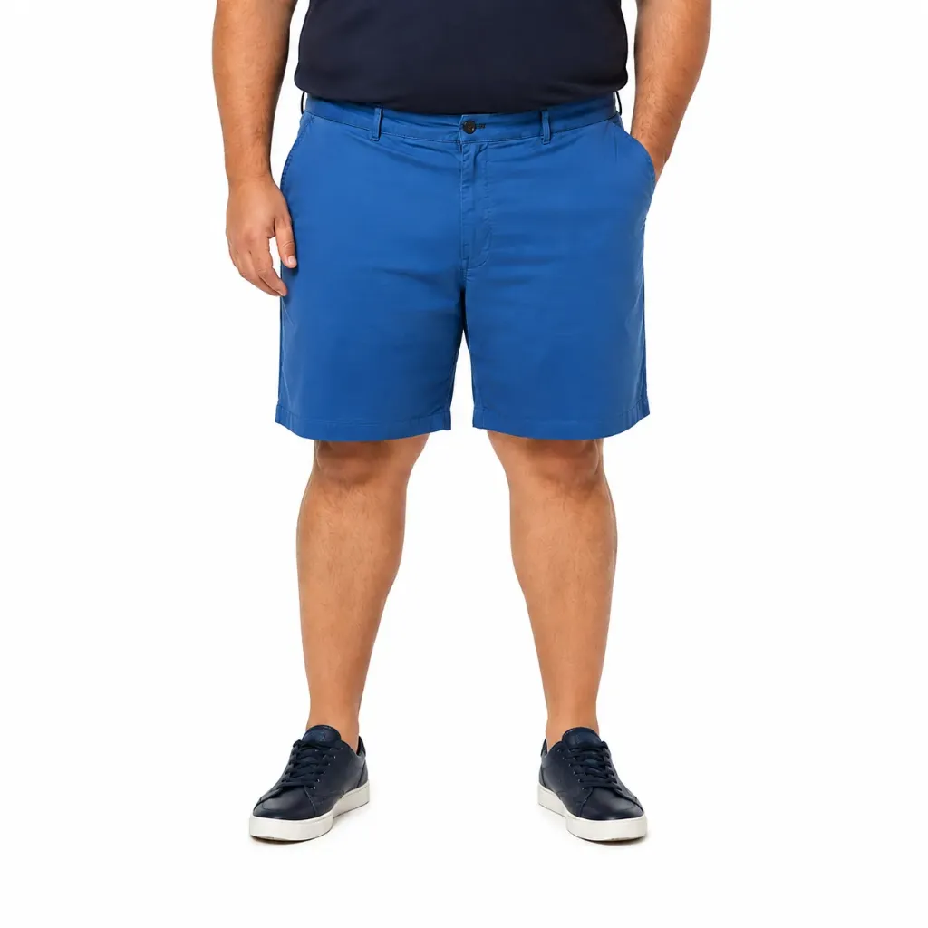 Pantaloneta Casual IZOD - Tallas Grandes (Azul, 46)