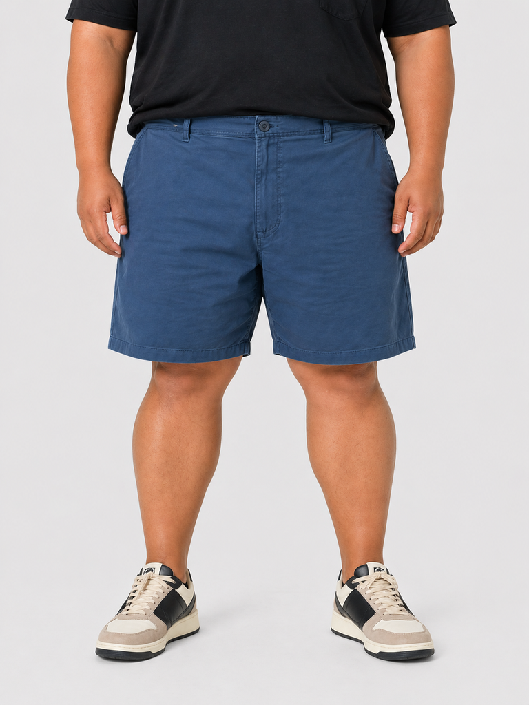 Pantaloneta Casual Lee - Tallas Grandes (Azul, 44)