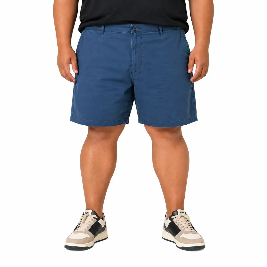 Pantaloneta Casual Lee - Tallas Grandes (Azul, 44)