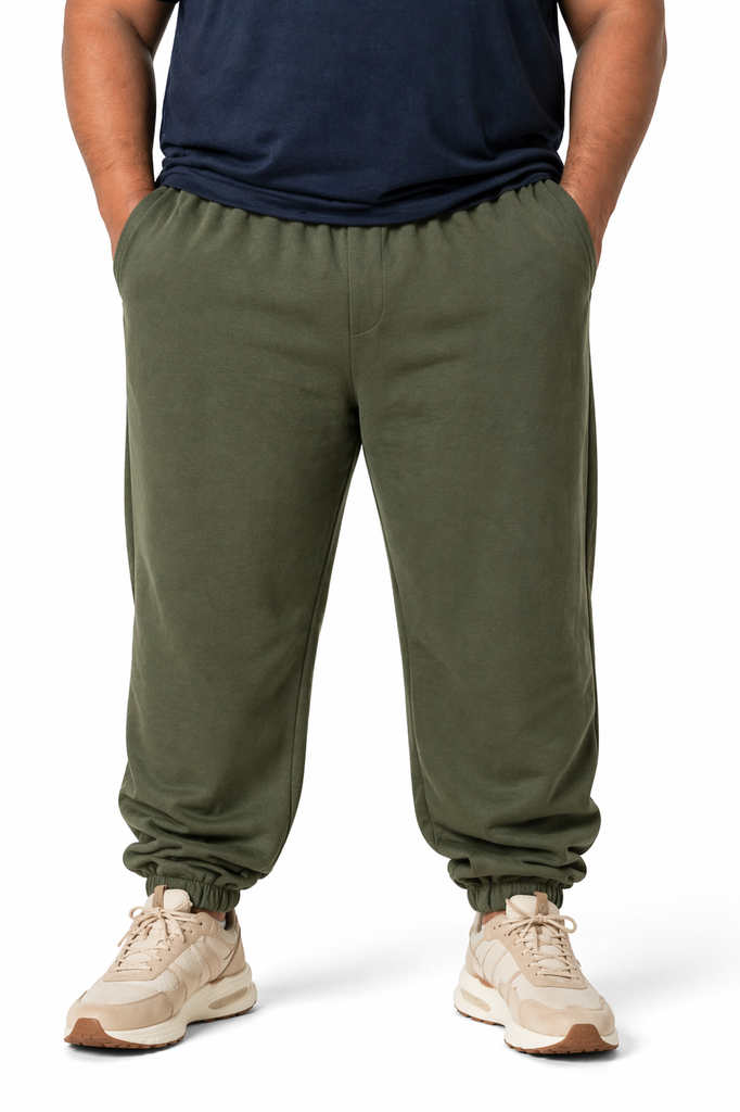 Pants Athletic Works - Tallas Grandes (Verde, 2XL)