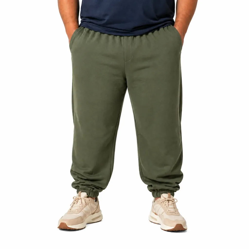 Pants Athletic Works - Tallas Grandes (Verde, 2XL)