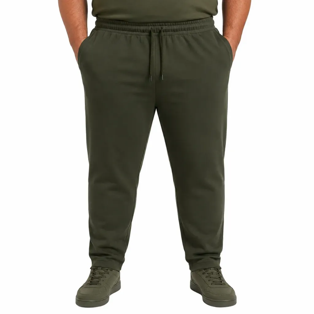 Pants Corte Semi Ajustado Mode XL - Tallas Grandes (Verde, 2XL)