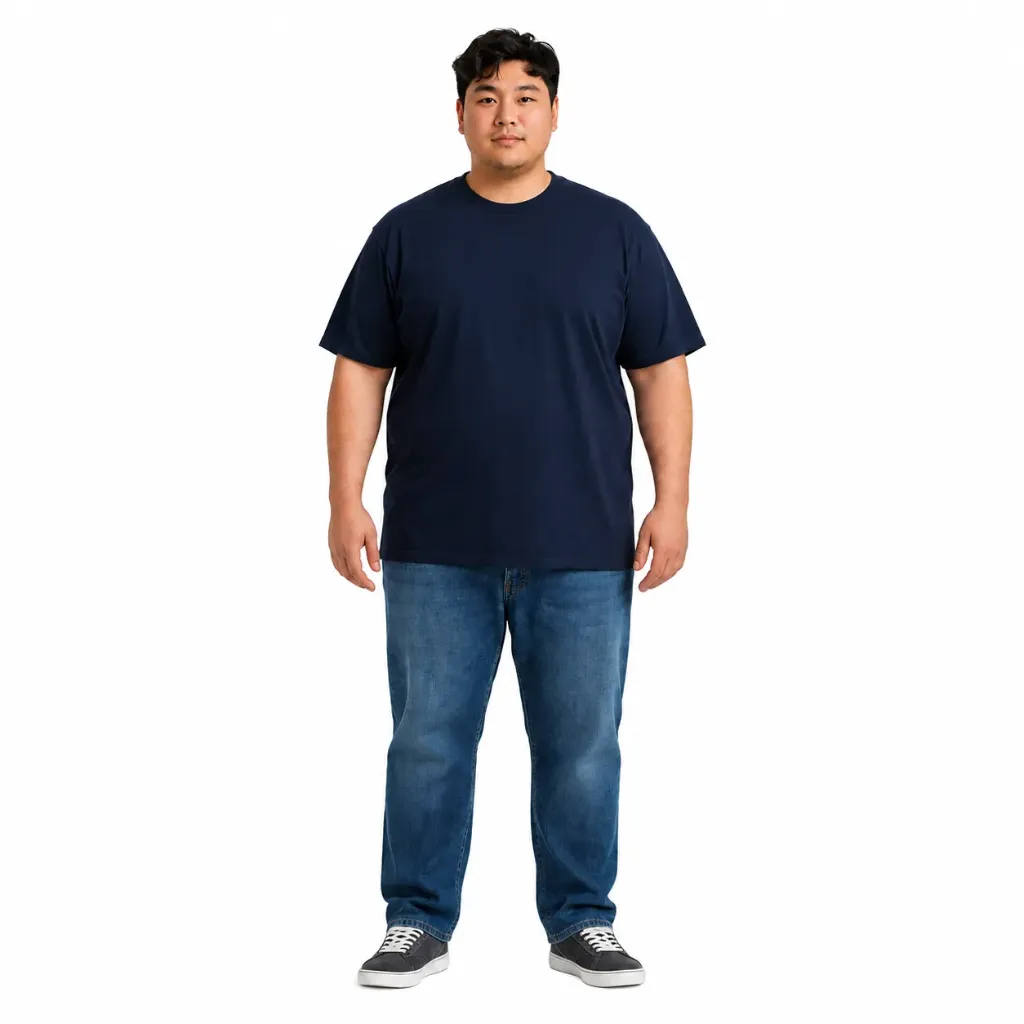 Playera Blind Blust - Tallas Grandes (Azul Oscuro, 1XL)
