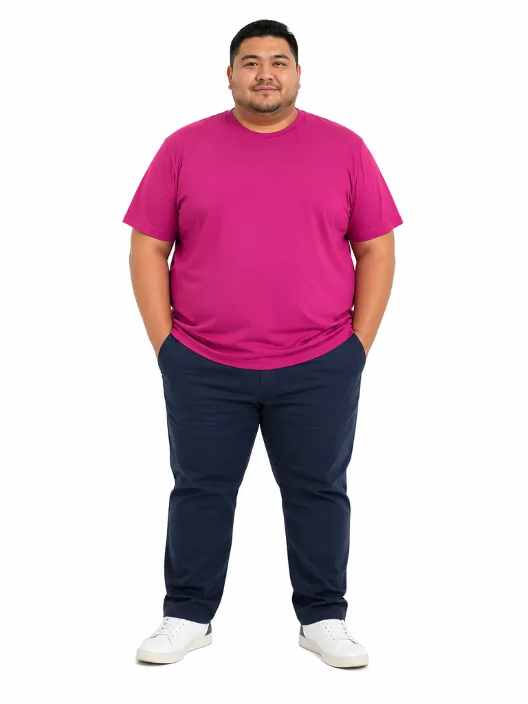 Playera Mode XL - Tallas Grandes (Rosado, 2XL)