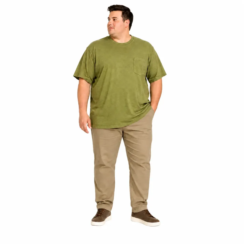 Playera Mutual Weave - Tallas Grandes (Verde, 2XL)