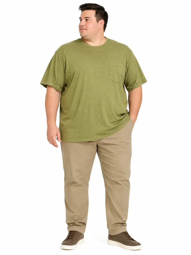 Playera Mutual Weave - Tallas Grandes (Verde, 2XL)