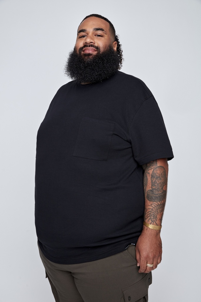 Playera Waffle Thickems - Tallas Grandes (4XL)