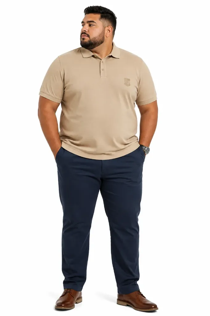 Polo Mode XL - Tallas Grandes (Beige)