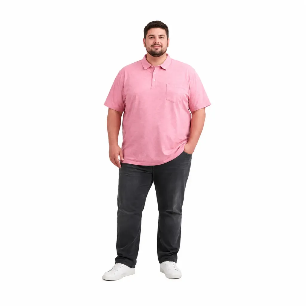 Polo St. John's Bay - Tallas Grandes (Rosado, 2XL)