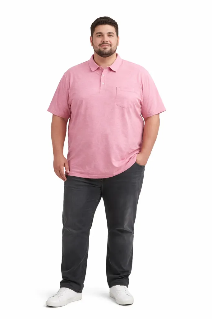 Polo St. John's Bay - Tallas Grandes (Rosado, 2XL)