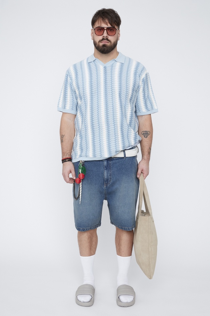 Polo Thickems - Tallas Grandes (Celeste, 2XL)