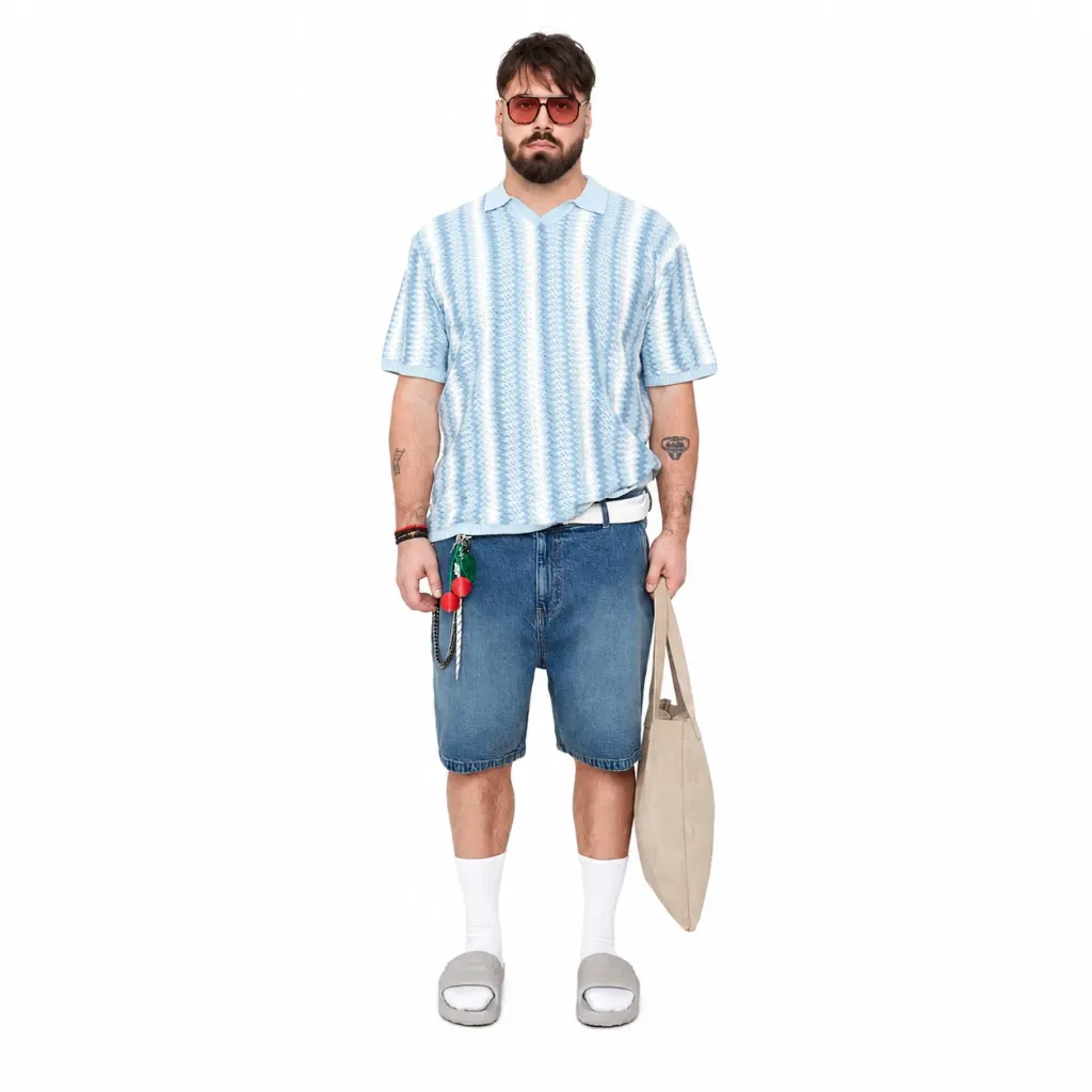 Polo Thickems - Tallas Grandes (Celeste, 2XL)