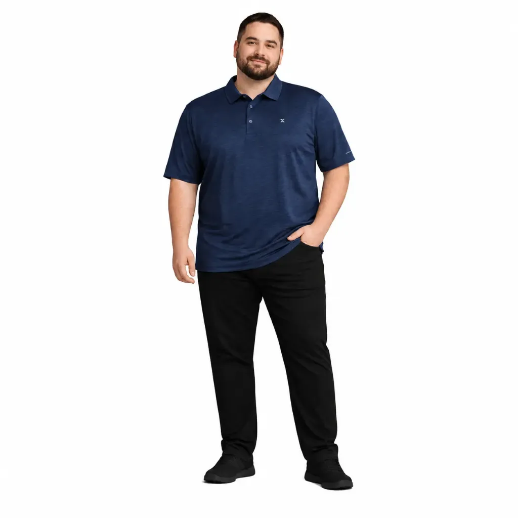 Polo Xersion - Tallas Grandes (Azul, 2XL)