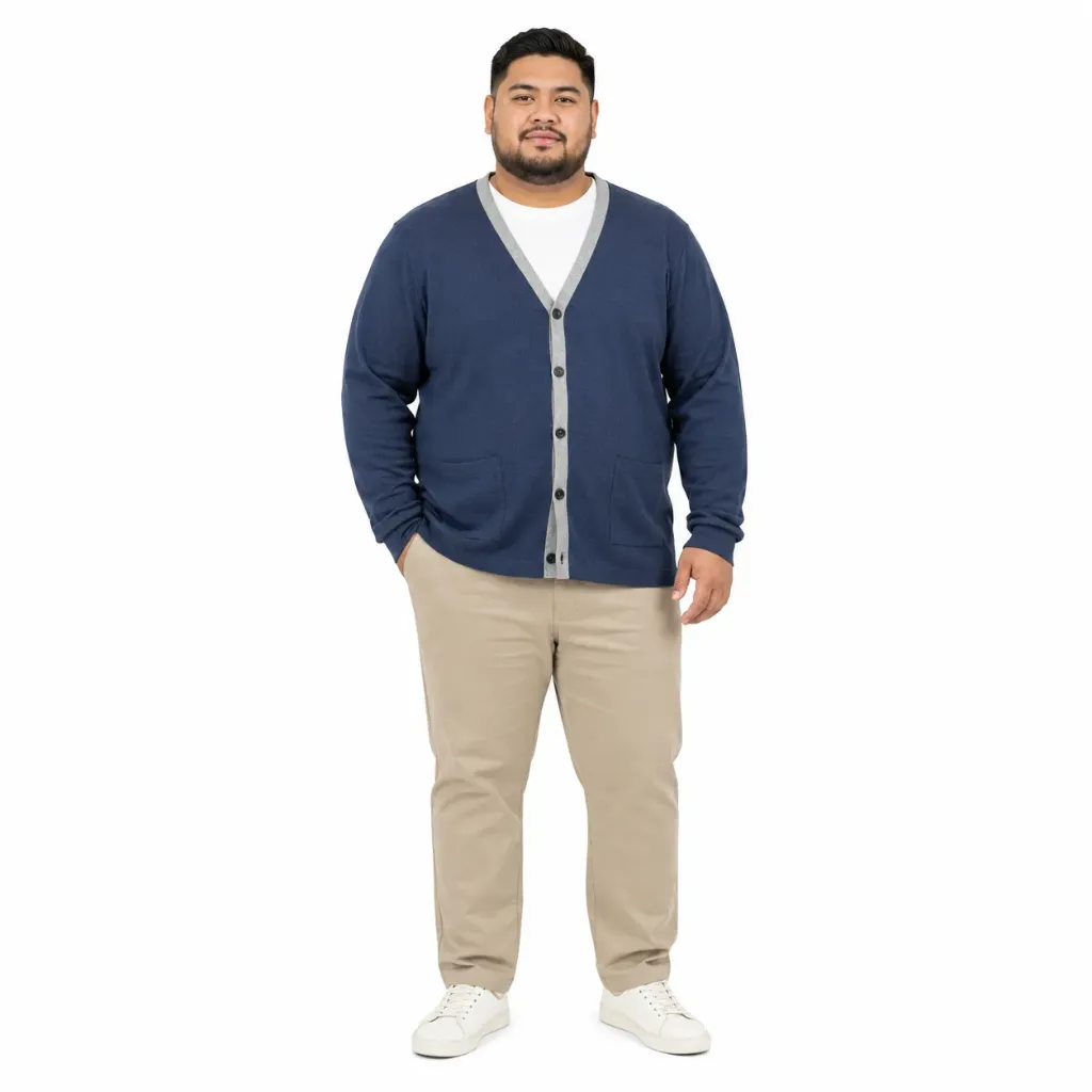 Suéter St. John's Bay - Tallas Grandes (Azul Oscuro, 2XL)