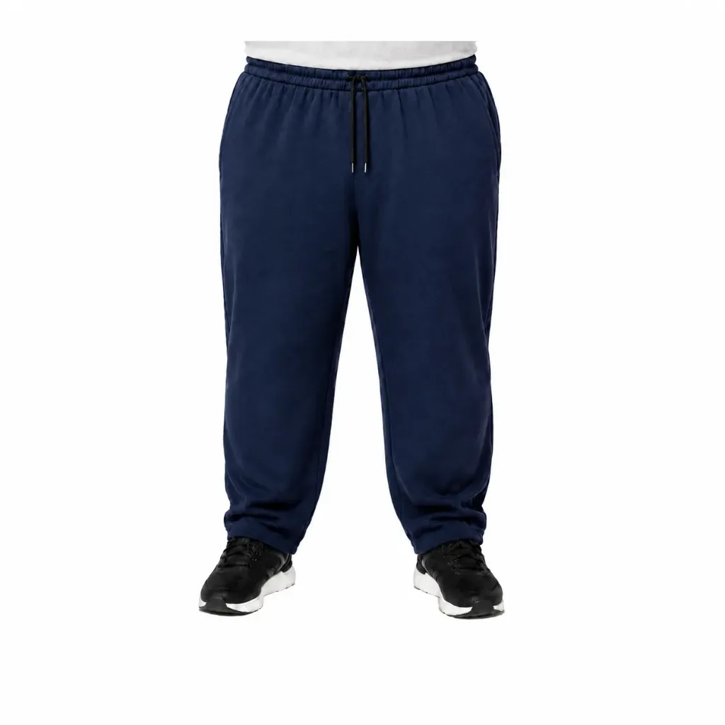Pants Corte Semi Ajustado Tela Extra Suave Mode XL - Tallas Grandes - 26530 (Azul Oscuro, 1XL)