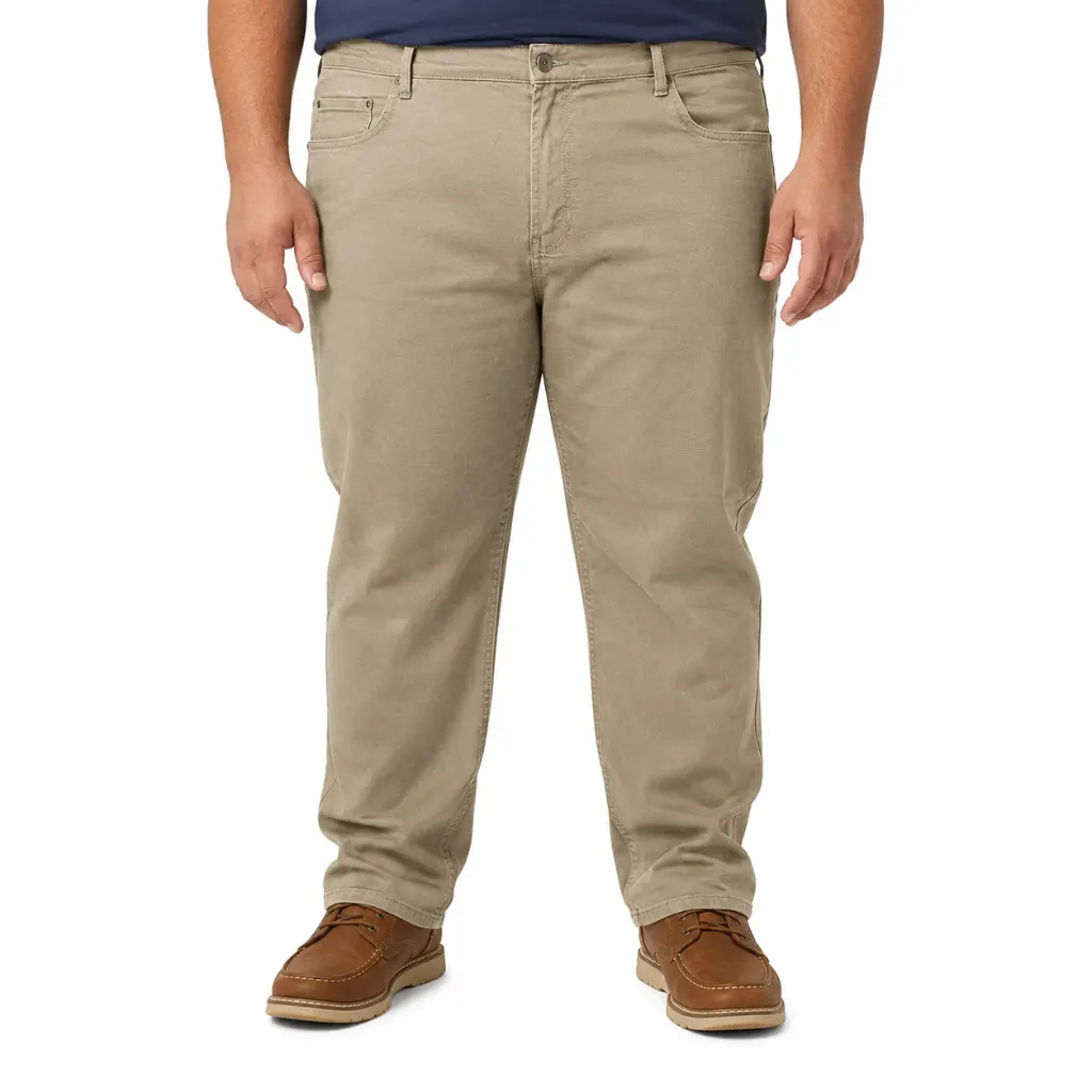 Pantalón Casual Mode XL - Tallas Grandes (Beige, 40, 30)