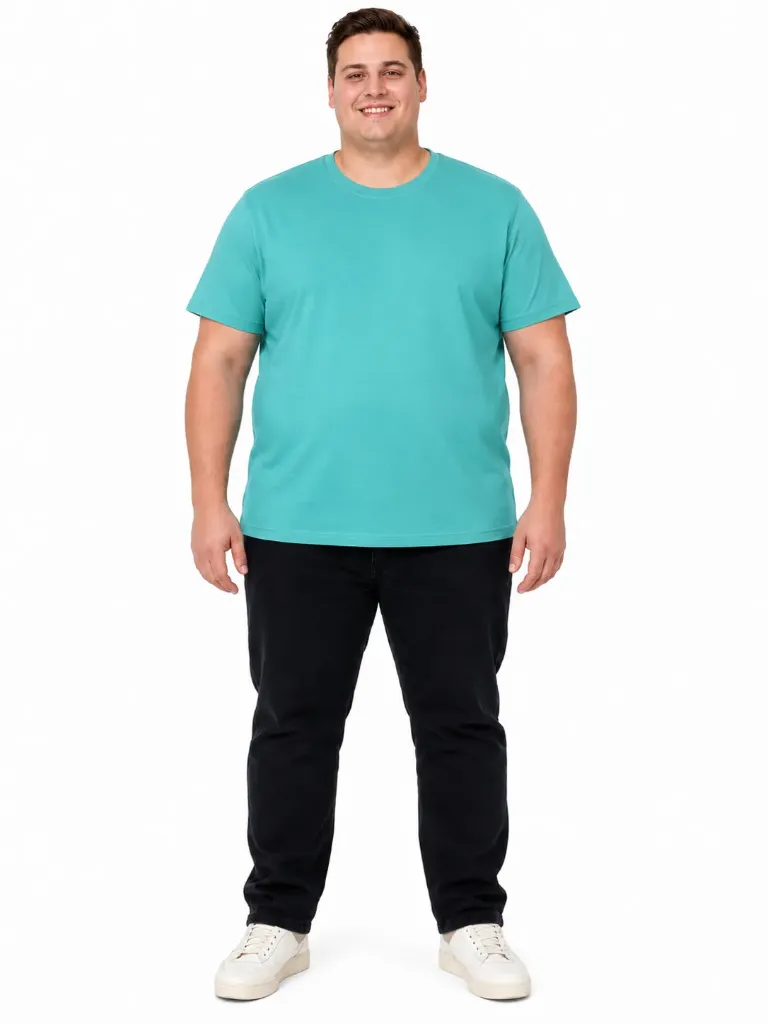 Playera Mode XL - Tallas Grandes - 26200 (2XL, Verde Claro)