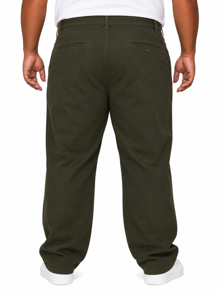 Pantalón Casual Mode XL - Tallas Grandes - 22920 (Verde, 40)