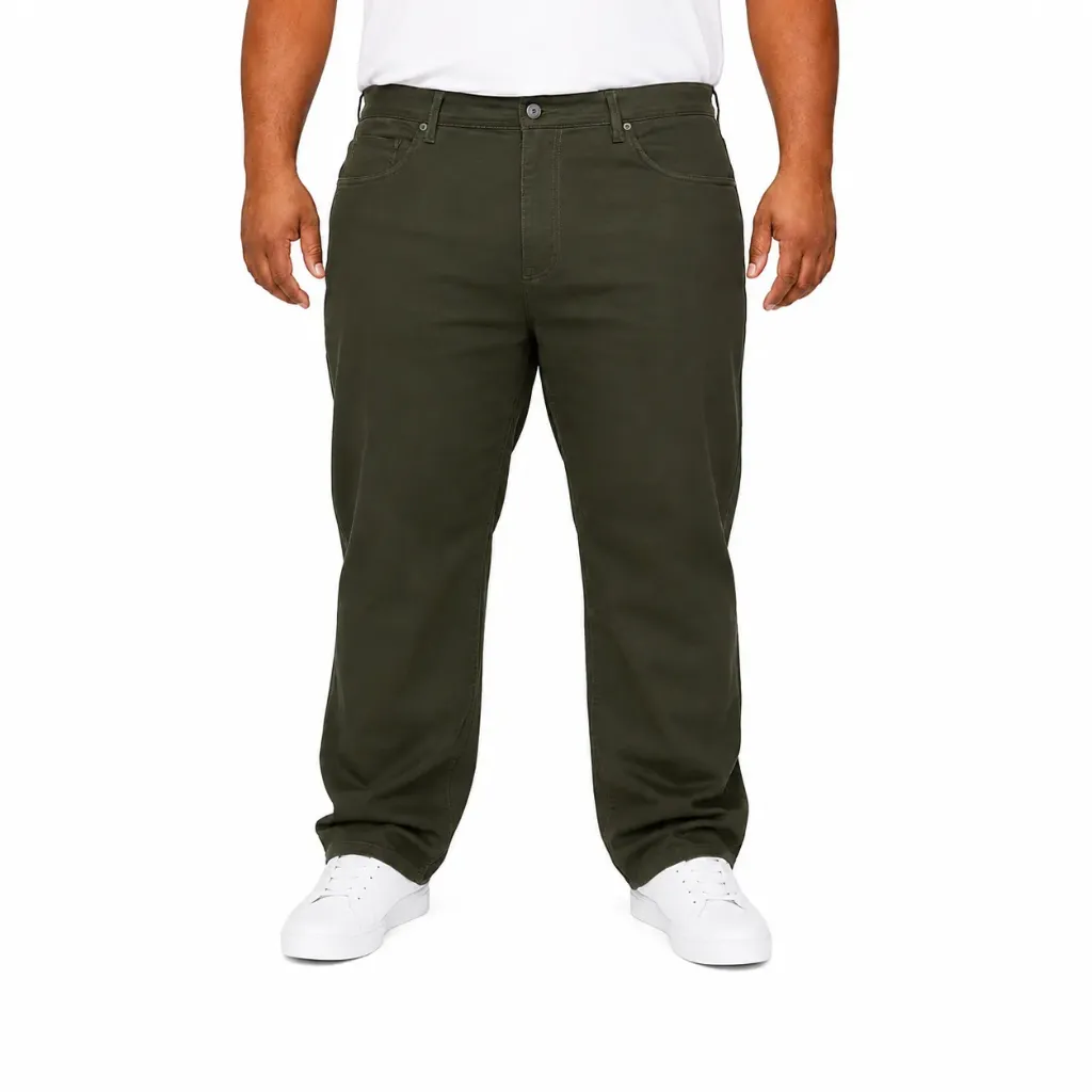 Pantalón Casual Mode XL - Tallas Grandes - 22920 (Verde, 40)