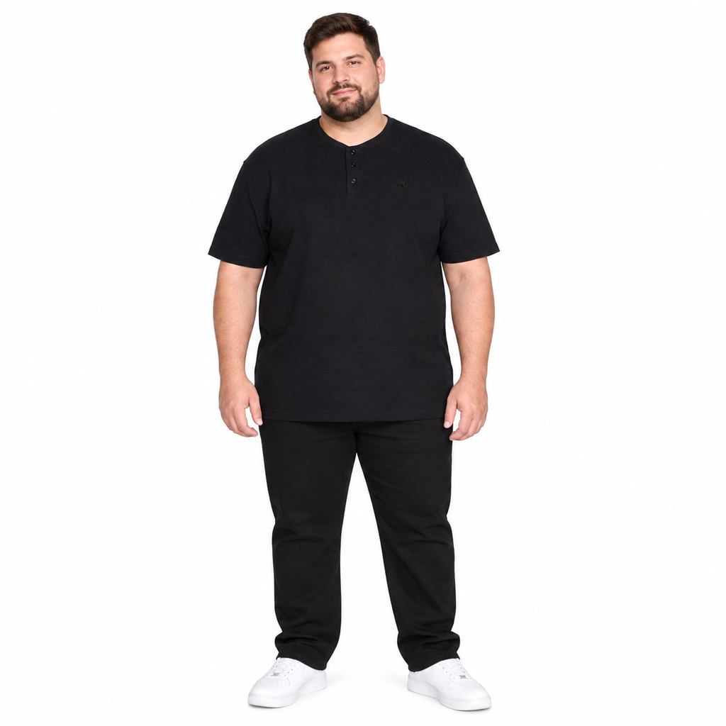 Playera Con Botones Thickems - Tallas Grandes - 101740