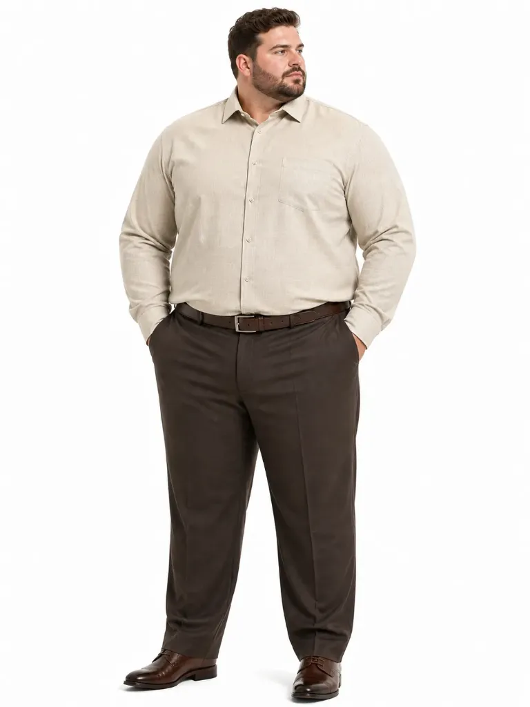 Camisa Manga Larga Mutual Weave - Tallas Grandes - 5150